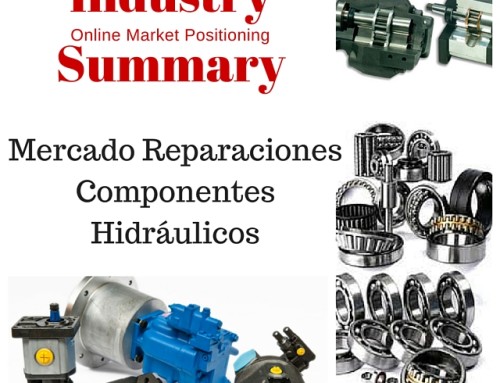 Informe Posicionamiento 3er Trim 2015 Sector Reparaciones Componentes Hidráulicos